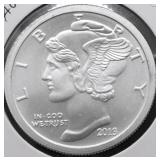 1 OZ .999 SILVER ROUND