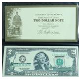 TENNESSEE GEM BU 2 $ FEDERAL RESERVE NOTE