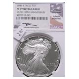 1986 S NGC PF69UC SILVER EAGLE