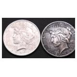 TWO SILVER DOLLARS
