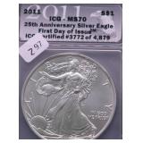 2021 ICG MS70 SILVER EAGLE