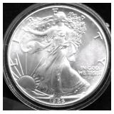 1986 SILVER EAGLE GEM