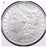 1881 MORGAN DOLLAR AU
