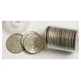 ROLL OF 40 % SILVER HALF DOLLARS