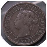 1895 CANADA LARGE CENT XF