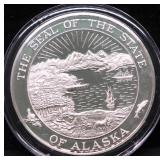 33 GRAMS ALASKA SILVER ROUND