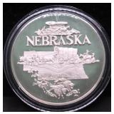 33 GRAMS NEBRASKA SILVER ROUND