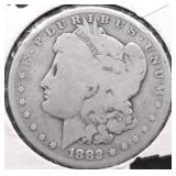 1882 MORGAN DOLLAR F