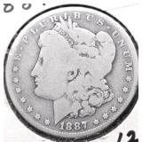 1887 O MORGAN DOLLAR G