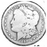 1890 O MORGAN DOLLAR G