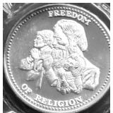 JOHNSON MATTHEY 1 OZ .999 SILVER ROUND