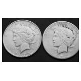TWO SILVER DOLLARS