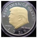 2020 TRUMP COIN CLAD
