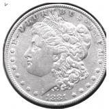 1881 MORGAN DOLLR AU
