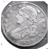 1832 BUST HALF DOLLAR VF