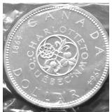 1964 CHOICE BU CANADA SILVER DOLLAR