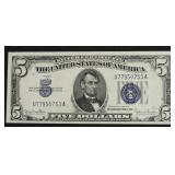 CHOICE BU 1934 5 $ SILVER CERTIFICATE