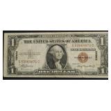 WW2 HAWAII 1$ EMERGENCY SILVER CERTIFICATE VF