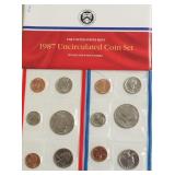 1987 MINT SET P D MINTS