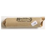 ROLL OF 1944 P SILVER WAR NICKELS TOP COIN CIRC