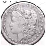 1879 MORGAN DOLLAR VF DETAILS