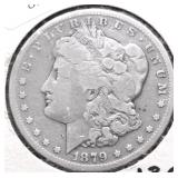 1879 S MORGAN DOLLAR VG