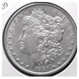 1881 MORGAN DOLLAR XF