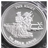 JOHNSON MATTHEY 1 OZ .999 SILVER ROUND