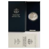 PROOF KOREAN WAR SILVER DOLLAR W BOX PAPERS