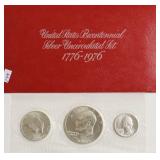 SILVER BICENTENNIAL MINT SET