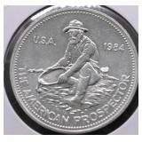 1984 ENGELHARD PROSPECTOR 1 OZ .999 SILVER ROUND