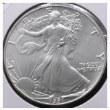 1991 SILVER EAGLE GEM