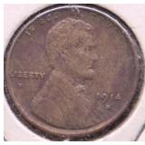 1914 S LINCOLN CENT AU