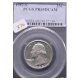 1982 S PCGS PF69 DC WASHINGTON QUARTER