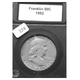 1952 PROOF FRANKLIN HALF DOLLAR