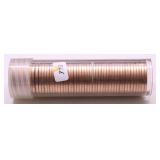 GEM RED ROLL 1969  S LINCOLN CENTS