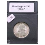 1935 SUPURB GEM WASHINGTON QUARTER