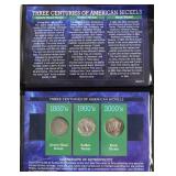3 CENTURIES OF US NICKELS