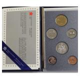 1989 CANADA PROOF SET W BOX PAPERS