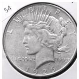 1926 D PEACE DOLLAR AU