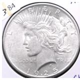 1925 CHOICE BU PEACE DOLLAR
