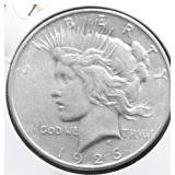 1926 PEACE DOLLAR AU