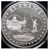 32.93 GRAMS SILVER  ALABAMA STATE SEAL