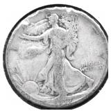 1917 S WALKING HALF DOLLAR G