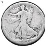 1916 D WALKING HALF DOLLAR G