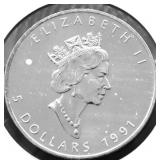 1991 CANADA MAPLE ELAF GEM