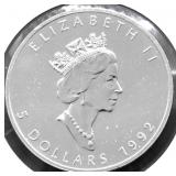 1992 CANADA MAPLE LEAF GEM