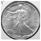 1987 SILVER EAGLE GEM
