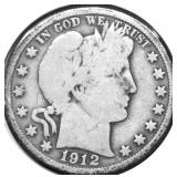 1912 BARBER HALF DOLLAR G