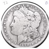 1890 O MORGAN DOLLAR G